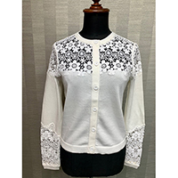 Knit Sweaters with Lace/Fur Trimmings